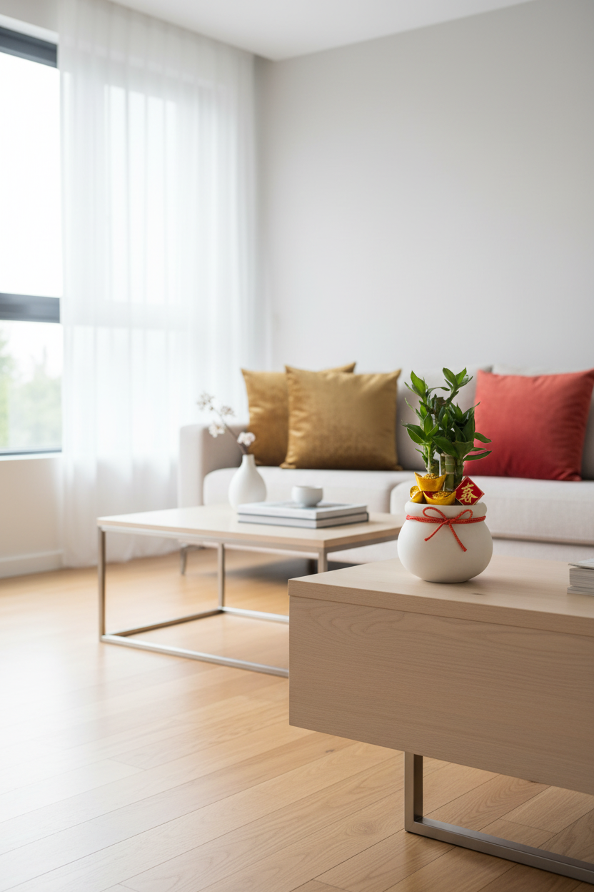 Golden Spring Bamboo in modern home