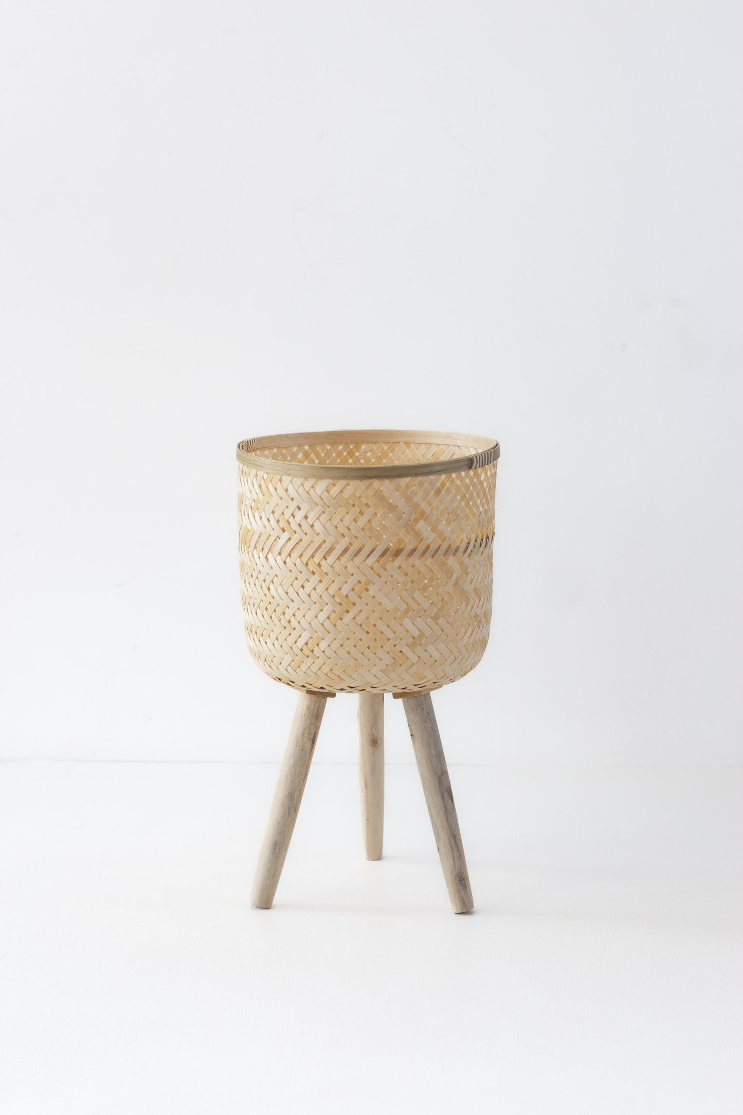 Rattan Basket Stand