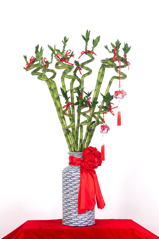 Koi Prosperity Bamboo