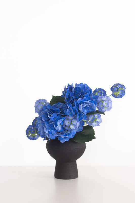 Modern Blue Artificial Hydrangea