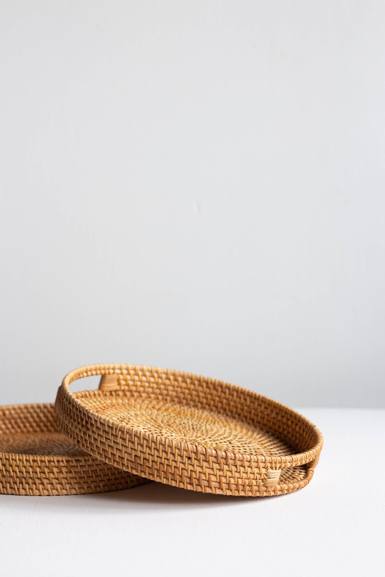 Closeup-Rattan Tray