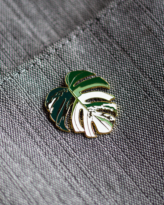 Monstera Enamel Pin