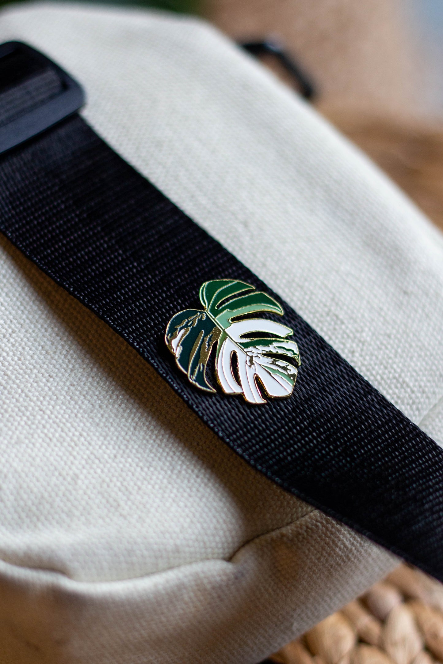 Monstera Enamel Pin